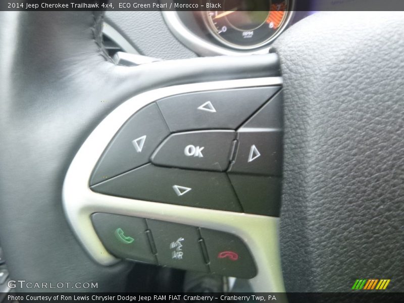 ECO Green Pearl / Morocco - Black 2014 Jeep Cherokee Trailhawk 4x4
