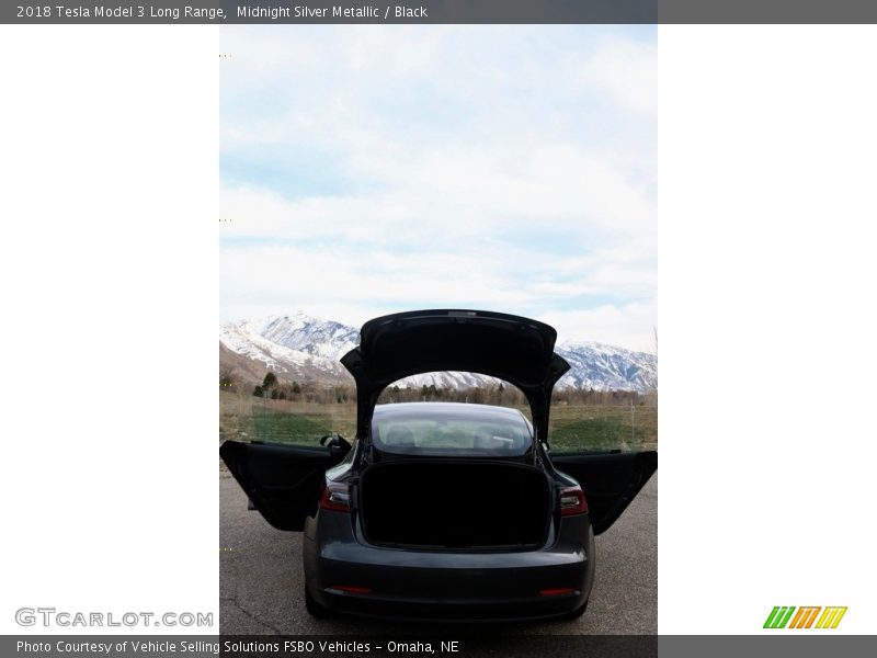 Midnight Silver Metallic / Black 2018 Tesla Model 3 Long Range