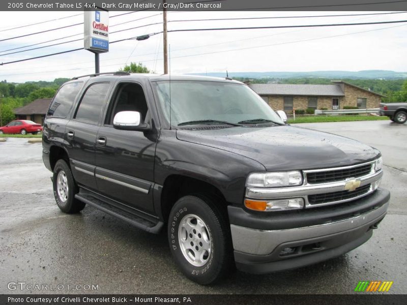Dark Gray Metallic / Gray/Dark Charcoal 2005 Chevrolet Tahoe LS 4x4