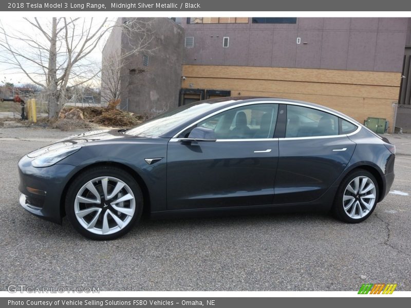 Front 3/4 View of 2018 Model 3 Long Range