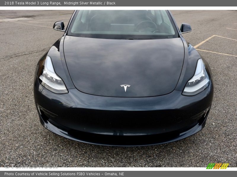 Midnight Silver Metallic / Black 2018 Tesla Model 3 Long Range