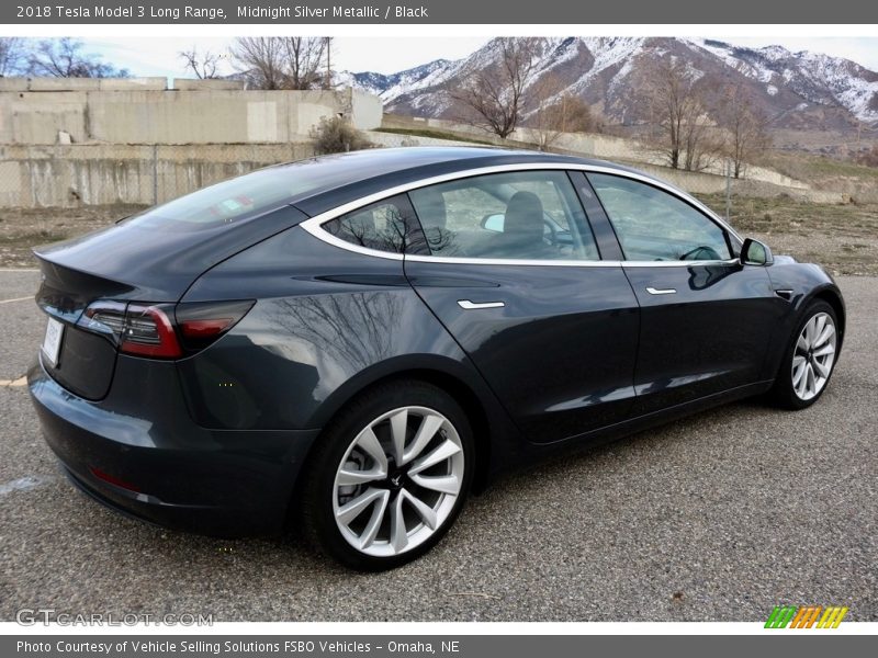  2018 Model 3 Long Range Midnight Silver Metallic