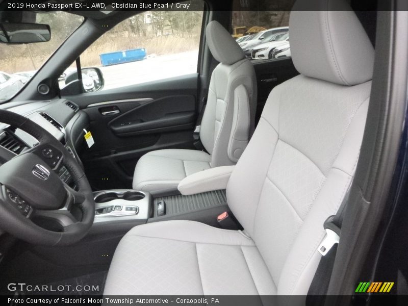 Front Seat of 2019 Passport EX-L AWD