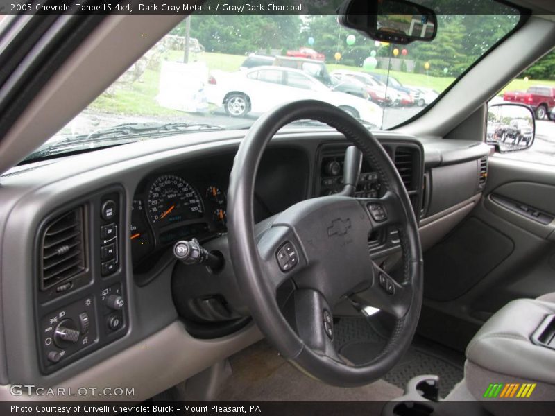 Dark Gray Metallic / Gray/Dark Charcoal 2005 Chevrolet Tahoe LS 4x4