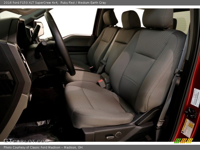 Ruby Red / Medium Earth Gray 2016 Ford F150 XLT SuperCrew 4x4