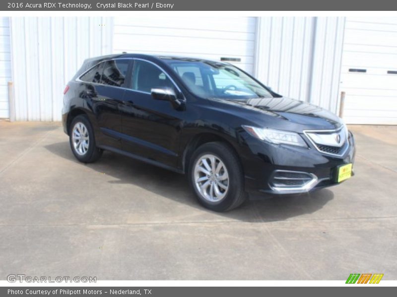 Crystal Black Pearl / Ebony 2016 Acura RDX Technology
