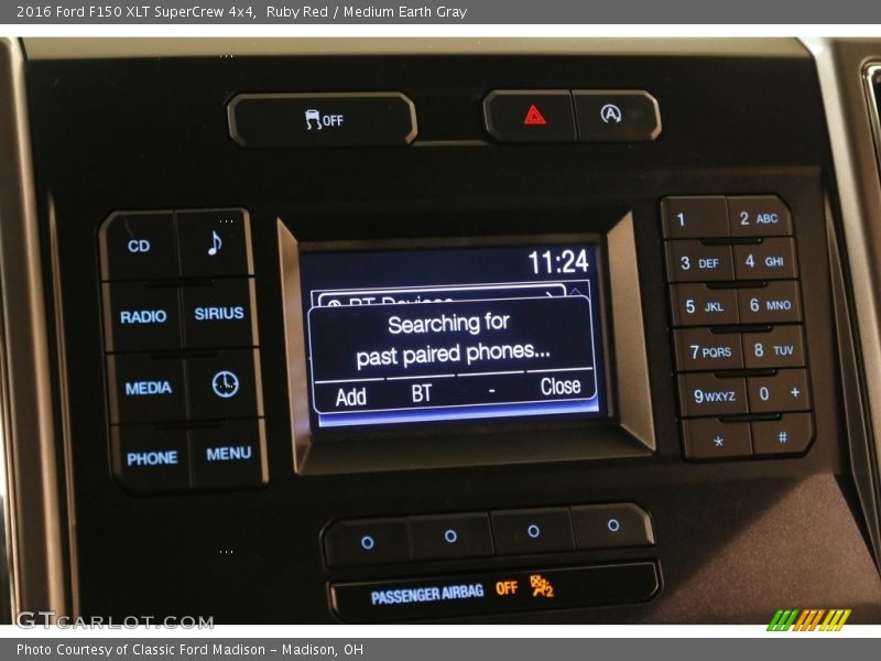 Ruby Red / Medium Earth Gray 2016 Ford F150 XLT SuperCrew 4x4