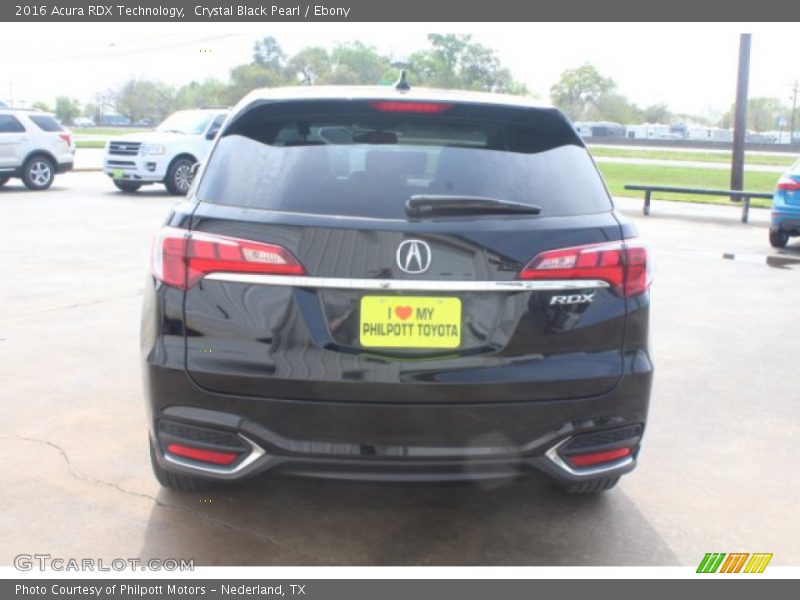 Crystal Black Pearl / Ebony 2016 Acura RDX Technology