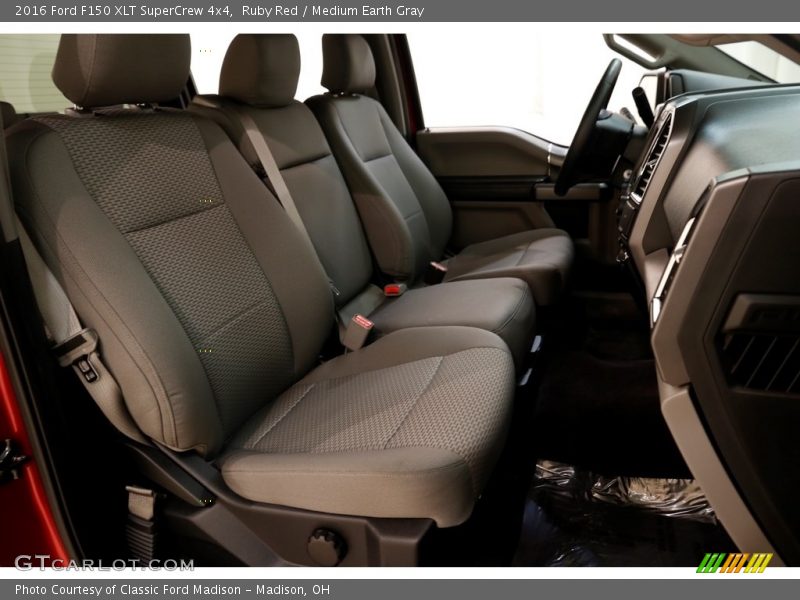 Ruby Red / Medium Earth Gray 2016 Ford F150 XLT SuperCrew 4x4