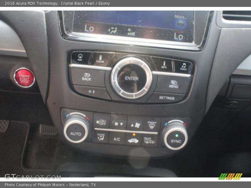 Crystal Black Pearl / Ebony 2016 Acura RDX Technology