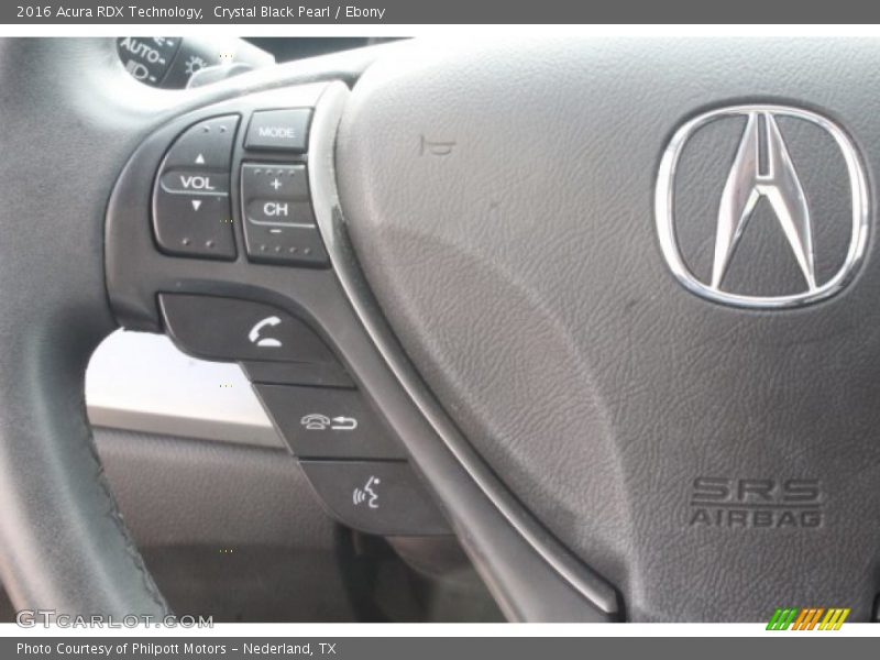 Crystal Black Pearl / Ebony 2016 Acura RDX Technology