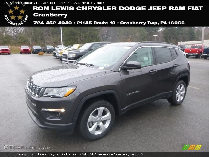 Granite Crystal Metallic / Black 2019 Jeep Compass Latitude 4x4