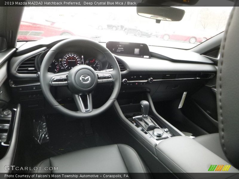  2019 MAZDA3 Hatchback Preferred Black Interior
