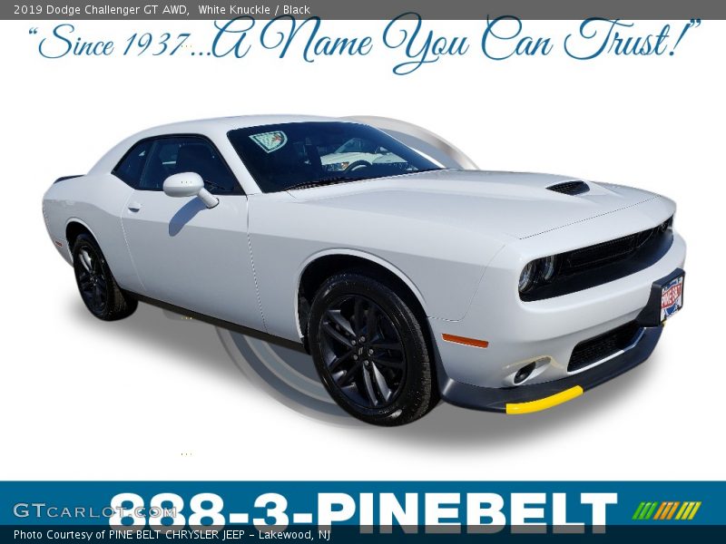 White Knuckle / Black 2019 Dodge Challenger GT AWD