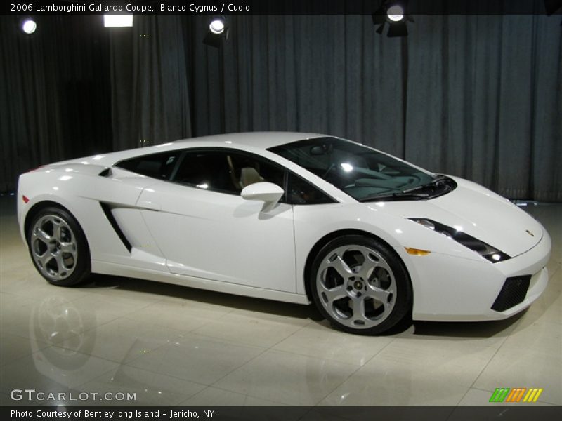 Bianco Cygnus / Cuoio 2006 Lamborghini Gallardo Coupe