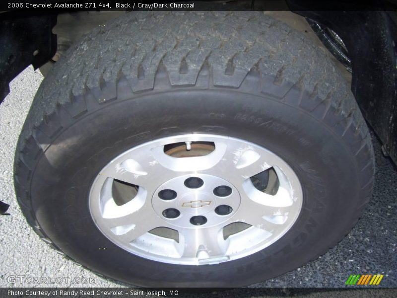 Black / Gray/Dark Charcoal 2006 Chevrolet Avalanche Z71 4x4