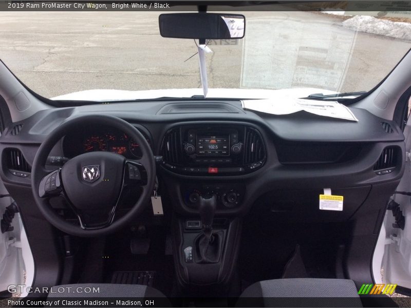 Bright White / Black 2019 Ram ProMaster City Wagon