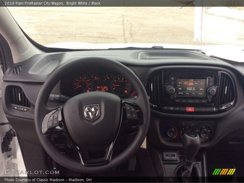 Bright White / Black 2019 Ram ProMaster City Wagon