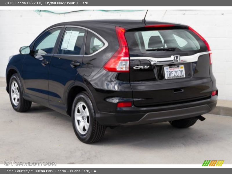 Crystal Black Pearl / Black 2016 Honda CR-V LX