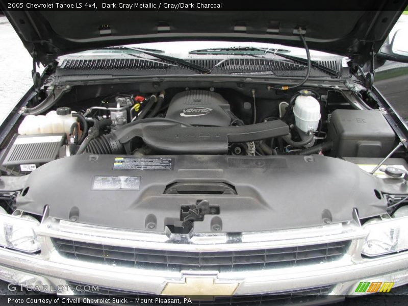 Dark Gray Metallic / Gray/Dark Charcoal 2005 Chevrolet Tahoe LS 4x4