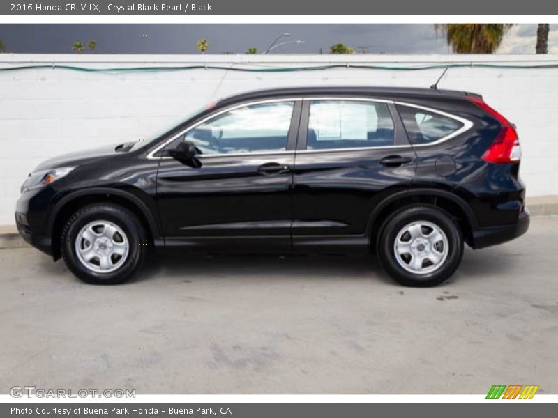 Crystal Black Pearl / Black 2016 Honda CR-V LX