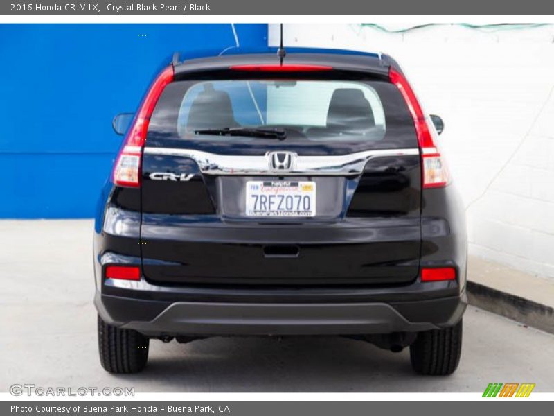 Crystal Black Pearl / Black 2016 Honda CR-V LX
