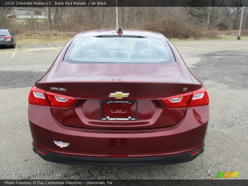 Butte Red Metallic / Jet Black 2016 Chevrolet Malibu LT