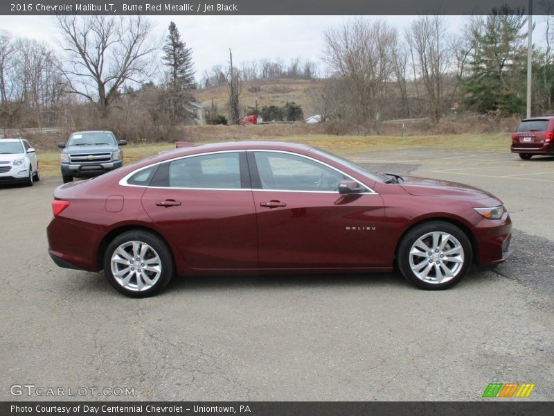 Butte Red Metallic / Jet Black 2016 Chevrolet Malibu LT