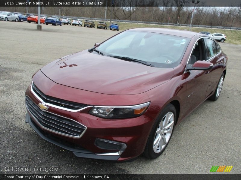 Butte Red Metallic / Jet Black 2016 Chevrolet Malibu LT
