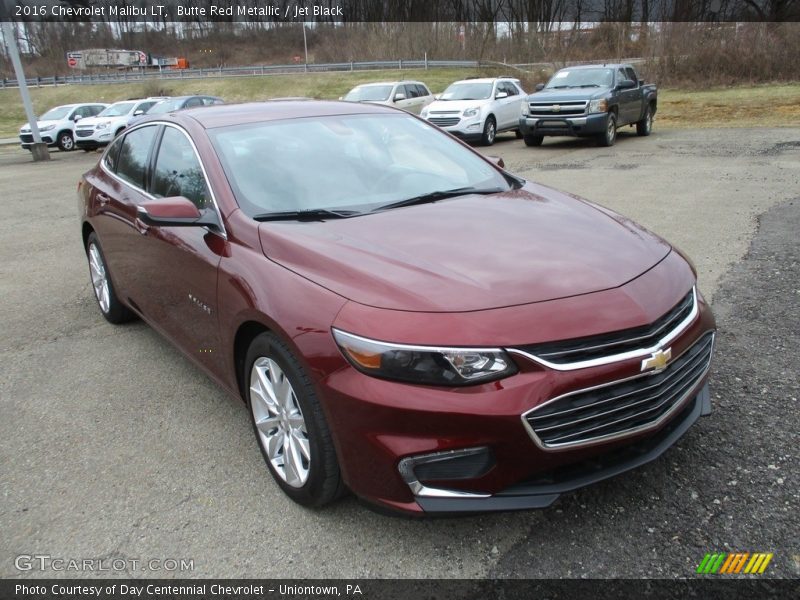 Butte Red Metallic / Jet Black 2016 Chevrolet Malibu LT