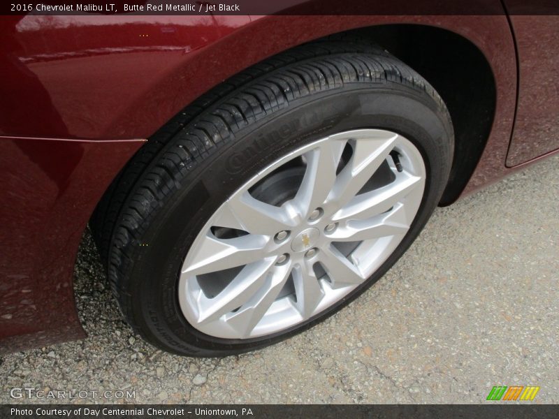 Butte Red Metallic / Jet Black 2016 Chevrolet Malibu LT
