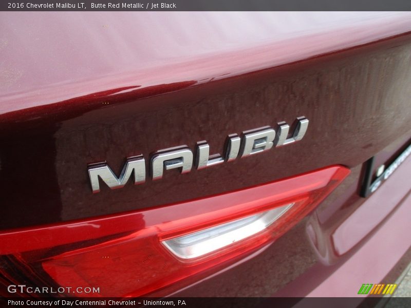 Butte Red Metallic / Jet Black 2016 Chevrolet Malibu LT