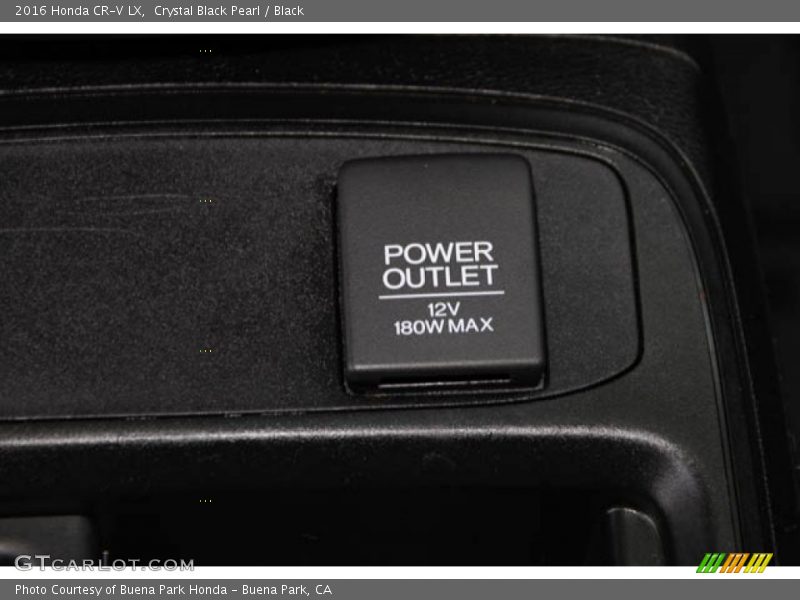 Crystal Black Pearl / Black 2016 Honda CR-V LX