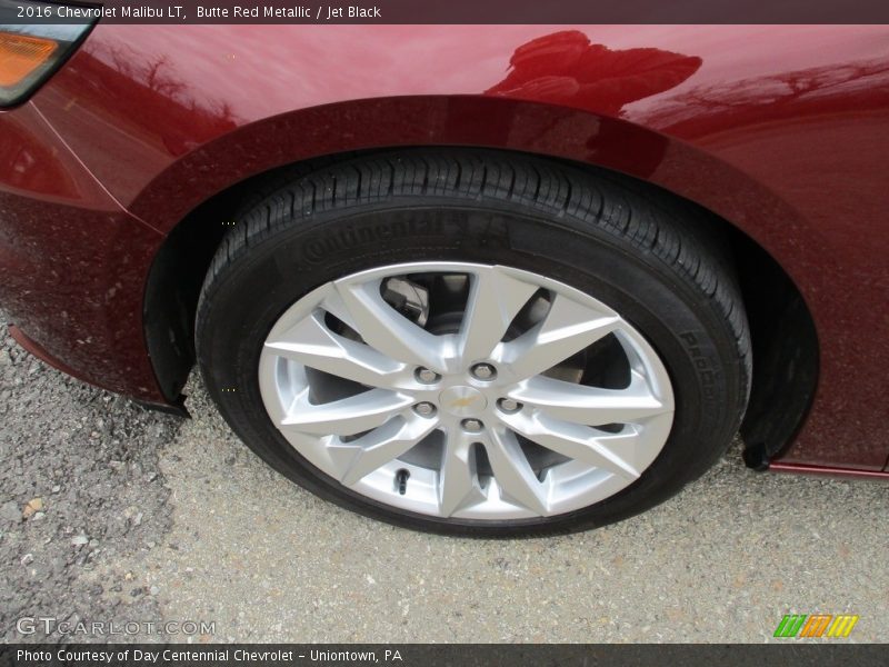 Butte Red Metallic / Jet Black 2016 Chevrolet Malibu LT