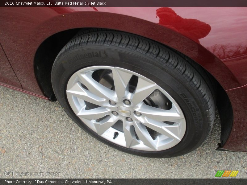 Butte Red Metallic / Jet Black 2016 Chevrolet Malibu LT