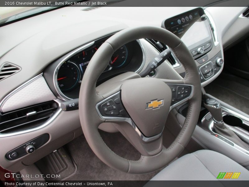 Butte Red Metallic / Jet Black 2016 Chevrolet Malibu LT