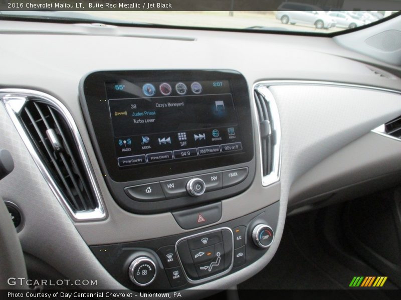 Butte Red Metallic / Jet Black 2016 Chevrolet Malibu LT