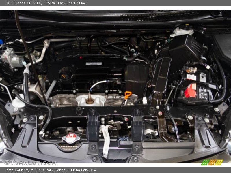 Crystal Black Pearl / Black 2016 Honda CR-V LX