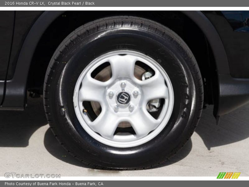 Crystal Black Pearl / Black 2016 Honda CR-V LX