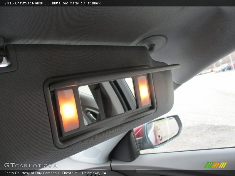 Butte Red Metallic / Jet Black 2016 Chevrolet Malibu LT