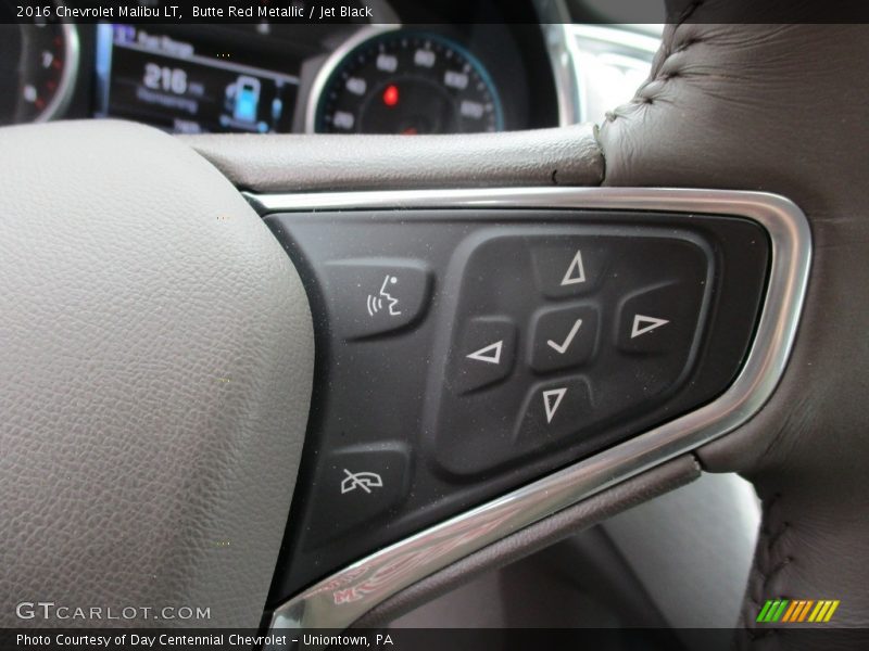 Butte Red Metallic / Jet Black 2016 Chevrolet Malibu LT