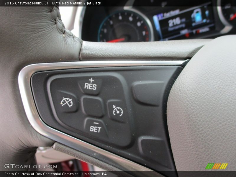 Butte Red Metallic / Jet Black 2016 Chevrolet Malibu LT