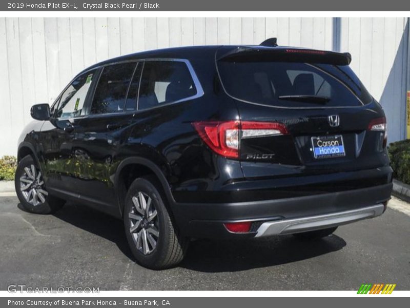Crystal Black Pearl / Black 2019 Honda Pilot EX-L