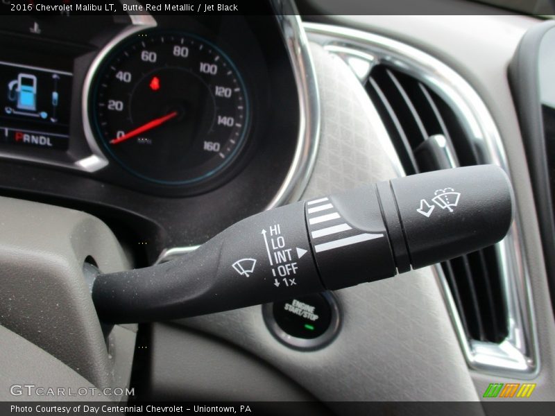 Butte Red Metallic / Jet Black 2016 Chevrolet Malibu LT
