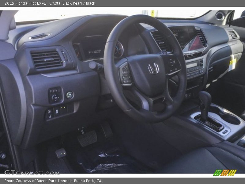 Crystal Black Pearl / Black 2019 Honda Pilot EX-L