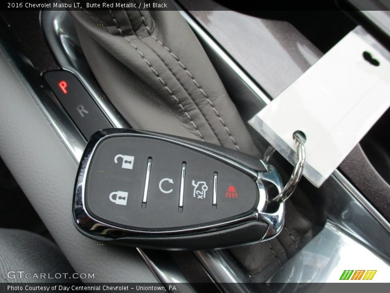 Butte Red Metallic / Jet Black 2016 Chevrolet Malibu LT