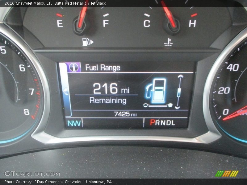 Butte Red Metallic / Jet Black 2016 Chevrolet Malibu LT