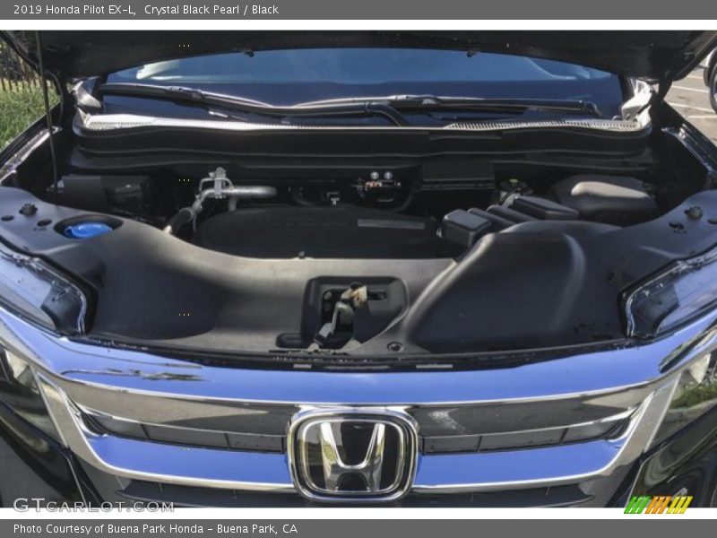 Crystal Black Pearl / Black 2019 Honda Pilot EX-L