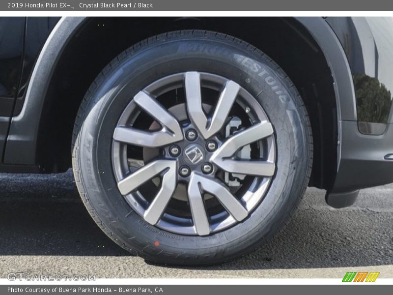 Crystal Black Pearl / Black 2019 Honda Pilot EX-L