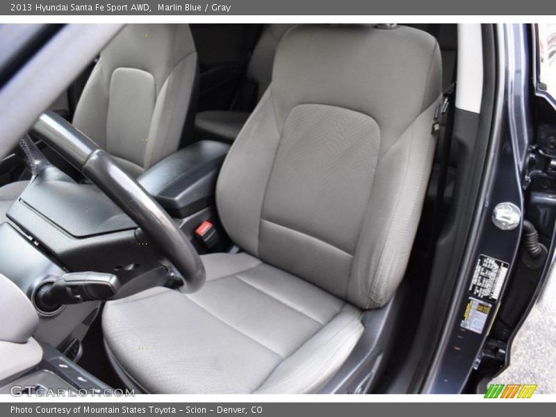 Marlin Blue / Gray 2013 Hyundai Santa Fe Sport AWD
